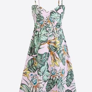 J.Crew Printed Poplin Cami Dress